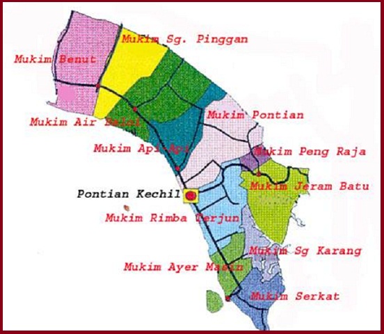 Peta mukim rimba terjun