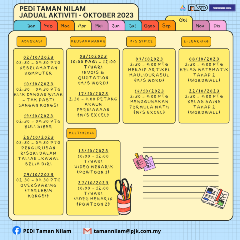 JadualAktiviti Okt23